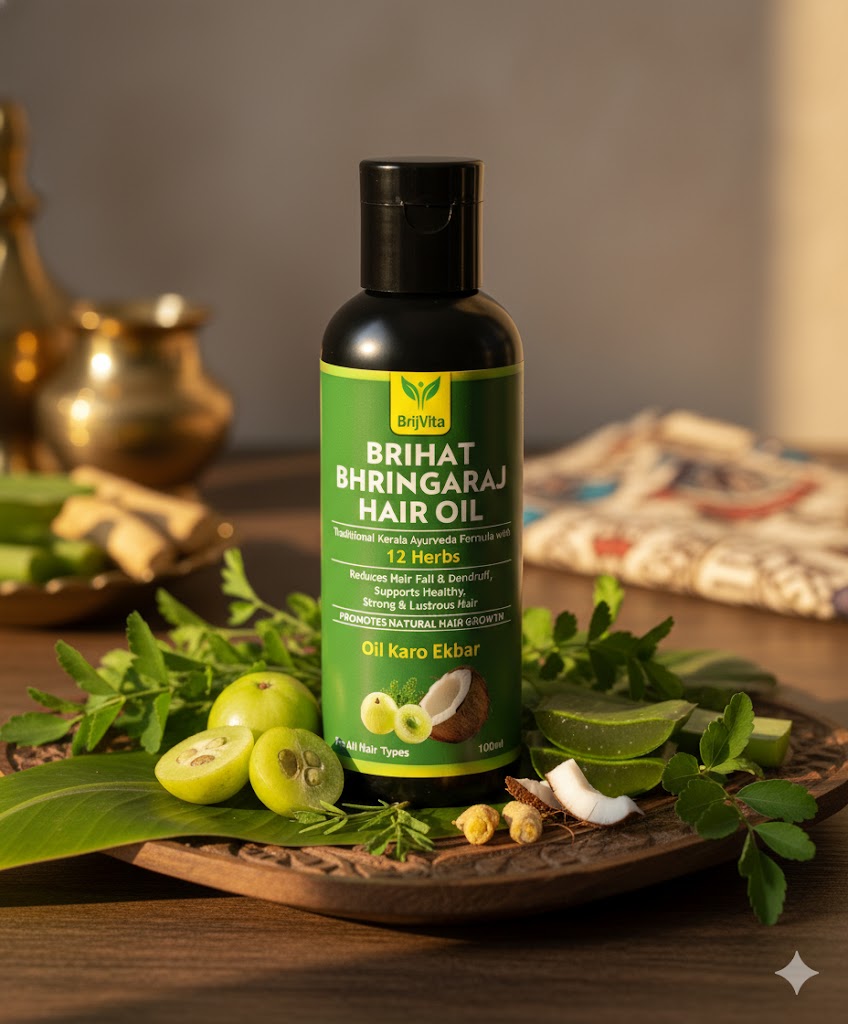 Brihat Bhringaraj Hair Oil - Image 2