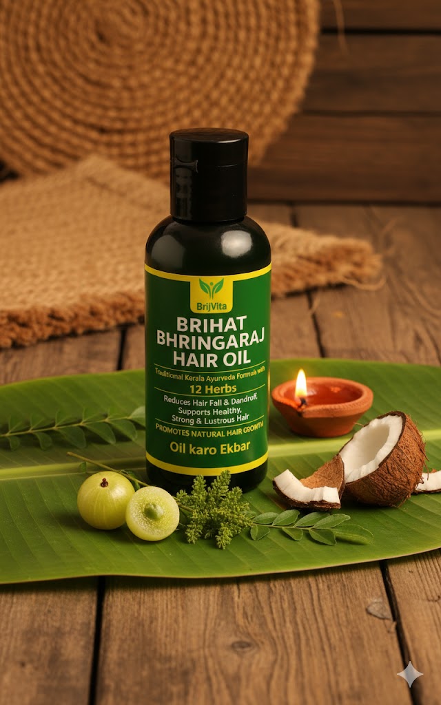 Brihat Bhringaraj Hair Oil - Image 5
